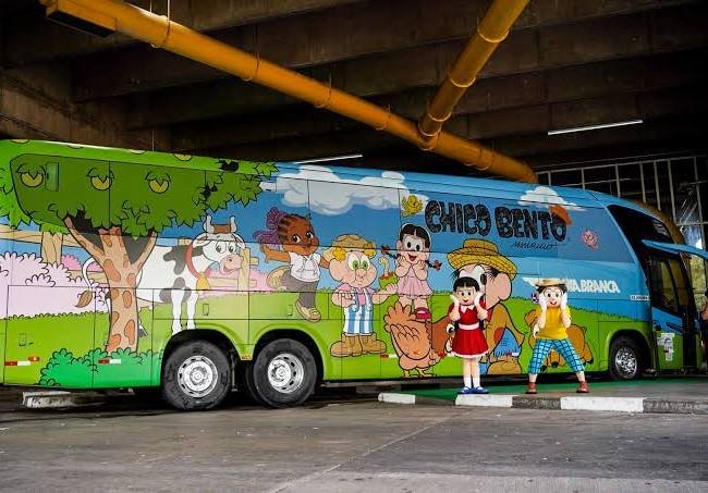 Maurício de Sousa Produções e o case do ônibus para divulgação d