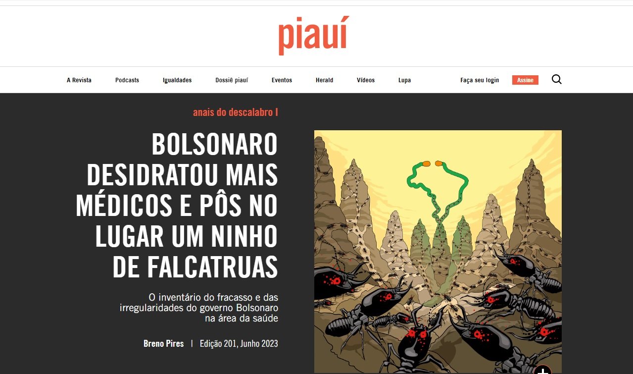 Liminar contra a Revista Piauí: Aner adere a nota de repúdio contra censura, remoção de conteúdo e recolhimento da edição