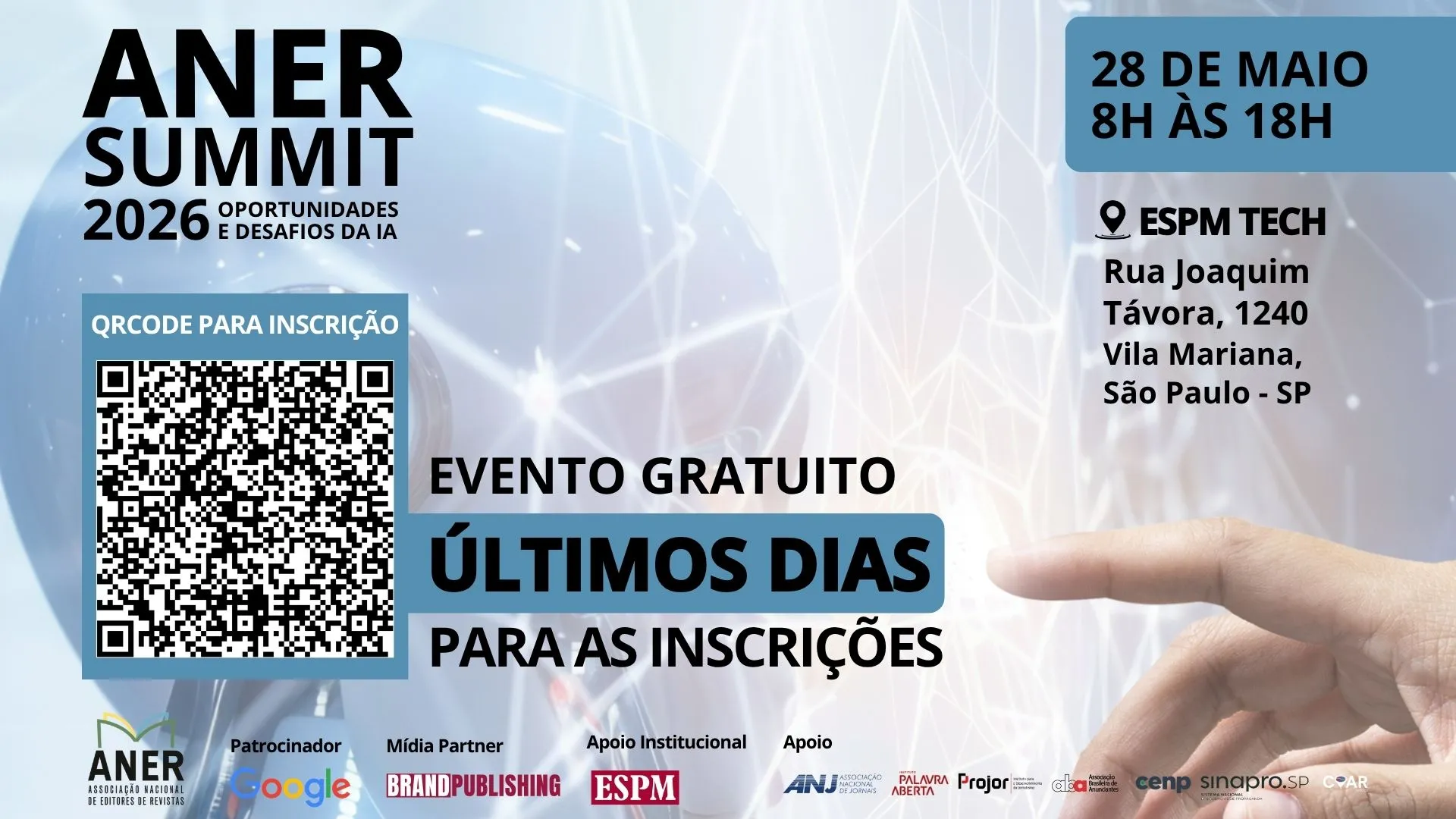 Aner Summit discute inteligência artificial ia e o jornalismo últimos dias de inscrições