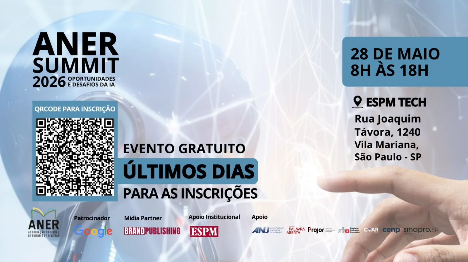 Aner Summit discute inteligência artificial ia e o jornalismo últimos dias de inscrições