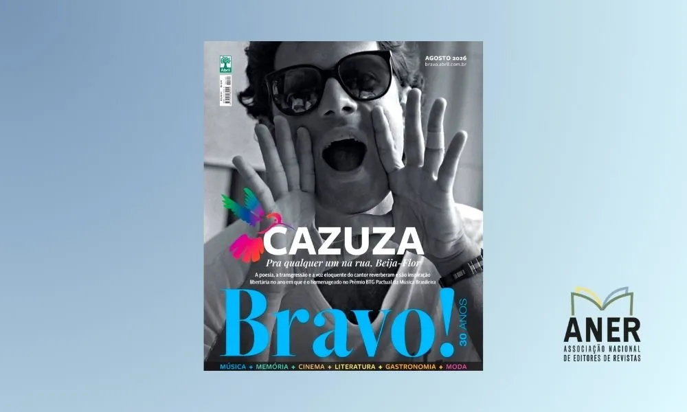 Artigo Regina Bucco nova revista Bravo! nas bancas impresso
